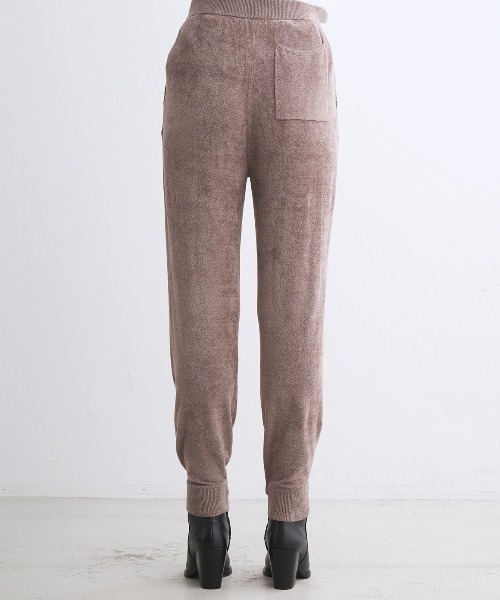 three dots(スリードッツ)の「ベロアセーター パンツ(その他パンツ・レディース・ブラック/ダークブラウン/ベージュ・SMALL/MEDIUM)」の15枚目の写真