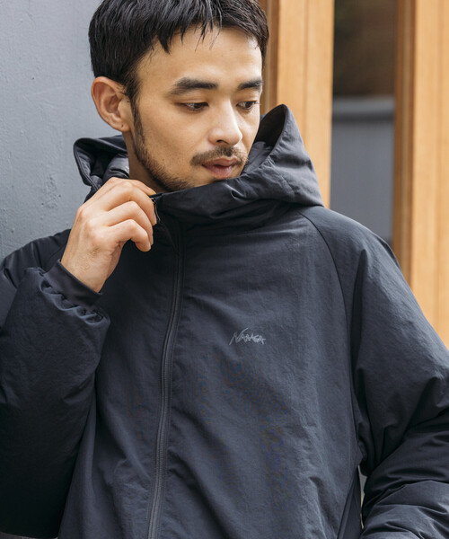 NANGA オリジナルダウンジャケット ブラック×カモ Sサイズ(未使用品) NANGA/ナンガ SP NEW DOWN JACKET/別注 ニュー ダウンジャケット