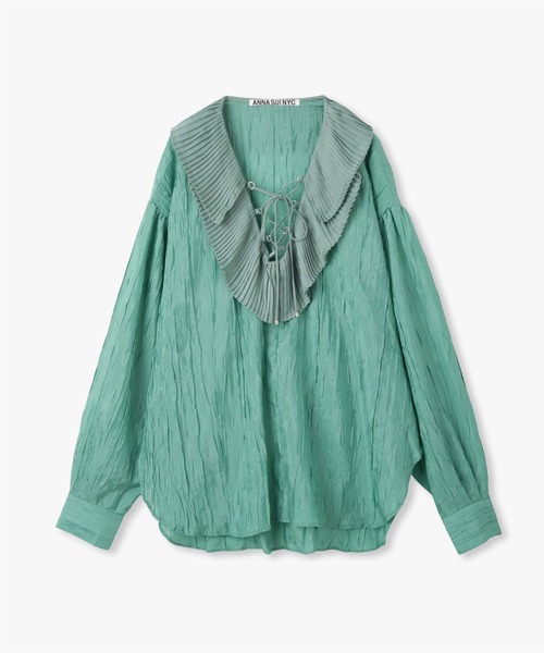 ANNA SUI NYC（アナ スイ エヌ ワイ シー）の「レースアップブラウス（シャツ/ブラウス・レディース・ブラック/ブラウン/グリーン・FREE）」の19枚目の写真