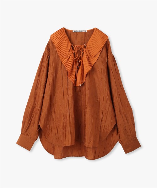 ANNA SUI NYC（アナ スイ エヌ ワイ シー）の「レースアップブラウス（シャツ/ブラウス・レディース・ブラック/ブラウン/グリーン・FREE）」の18枚目の写真