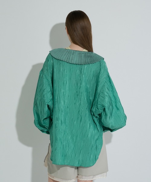 ANNA SUI NYC（アナ スイ エヌ ワイ シー）の「レースアップブラウス（シャツ/ブラウス・レディース・ブラック/ブラウン/グリーン・FREE）」の8枚目の写真