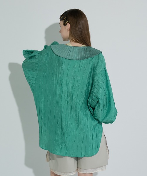 ANNA SUI NYC（アナ スイ エヌ ワイ シー）の「レースアップブラウス（シャツ/ブラウス・レディース・ブラック/ブラウン/グリーン・FREE）」の9枚目の写真