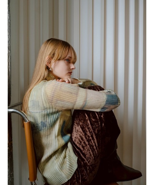 sahara（サハラ）の「Art Print Rib Zip Knit/アートプリントリビニット（ニット/セーター・レディース・その他2/その他1/その他4/その他3・FREE）」の13枚目の写真