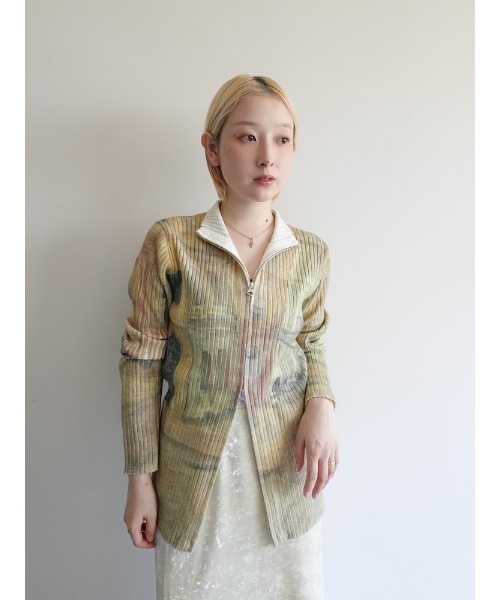 sahara（サハラ）の「Art Print Rib Zip Knit/アートプリントリビニット（ニット/セーター・レディース・その他2/その他1/その他4/その他3・FREE）」の12枚目の写真