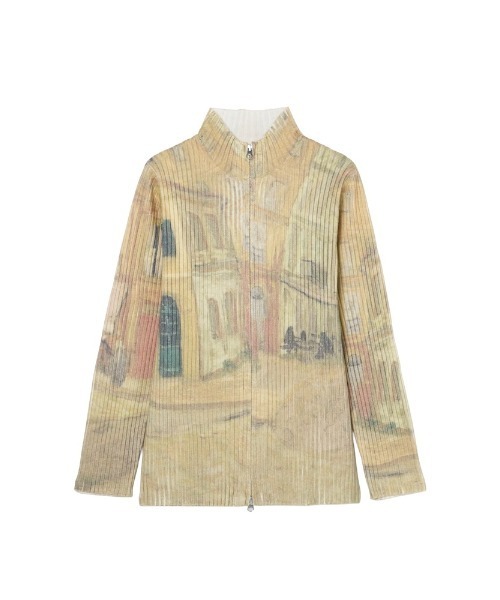 sahara Art Print Rib Knit marte アートプリント Art Print Rib Knit/アートプリントリブニット（ニット/セーター