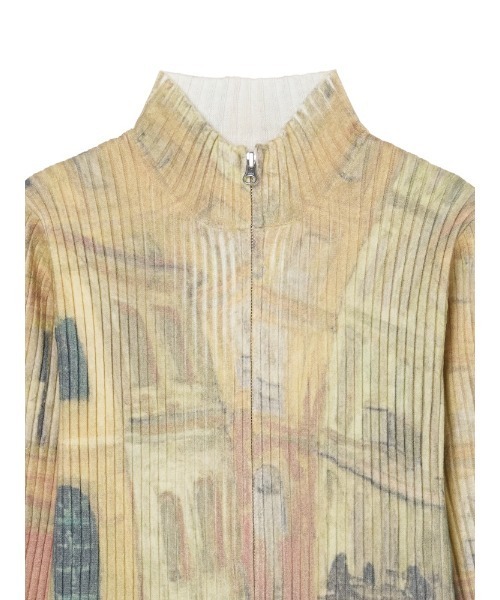 sahara（サハラ）の「Art Print Rib Zip Knit/アートプリントリビニット（ニット/セーター・レディース・その他2/その他1/その他4/その他3・FREE）」の19枚目の写真