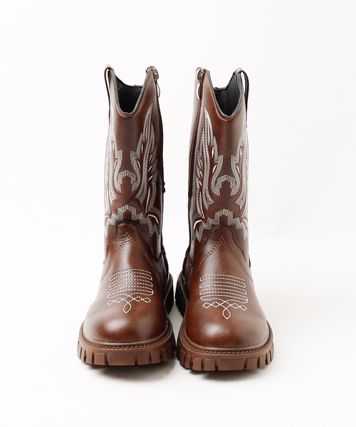 URBAN CHERRY（アーバンチェリー）の「ウエスタンブーツ（ブーツ・キッズ・ブラウン/ブラック・19.5cm/20.0cm/20.5cm/21.0cm/22.0cm/22.5cm/18.0cm/18.5cm）」の15枚目の写真