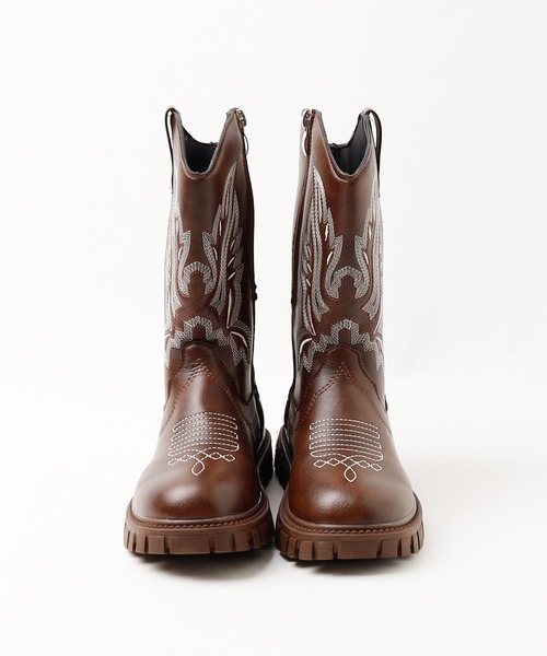 URBAN CHERRY（アーバンチェリー）の「ウエスタンブーツ（ブーツ・キッズ・ブラウン/ブラック・19.5cm/20.0cm/20.5cm/21.0cm/22.0cm/22.5cm/18.0cm/18.5cm）」の21枚目の写真