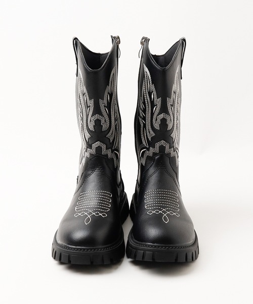 URBAN CHERRY（アーバンチェリー）の「ウエスタンブーツ（ブーツ・キッズ・ブラウン/ブラック・19.5cm/20.0cm/20.5cm/21.0cm/22.0cm/22.5cm/18.0cm/18.5cm）」の22枚目の写真