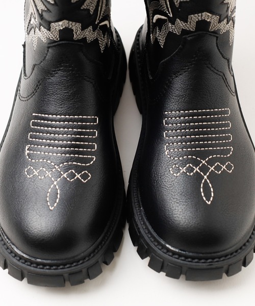 URBAN CHERRY（アーバンチェリー）の「ウエスタンブーツ（ブーツ・キッズ・ブラウン/ブラック・19.5cm/20.0cm/20.5cm/21.0cm/22.0cm/22.5cm/18.0cm/18.5cm）」の11枚目の写真