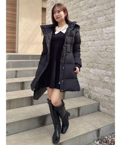 オーナメントカラーニットワンピース（ワンピース）｜dazzlin