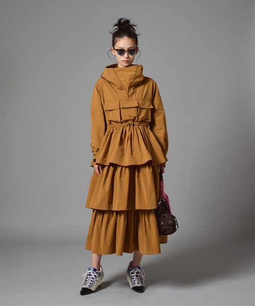 NON TOKYO（ノントーキョー）の「NON TOKYO/ノントーキョー/マルチポケットテックワンピース（ワンピース・レディース・ブラック/グレー/マスタード・F）」の3枚目の写真