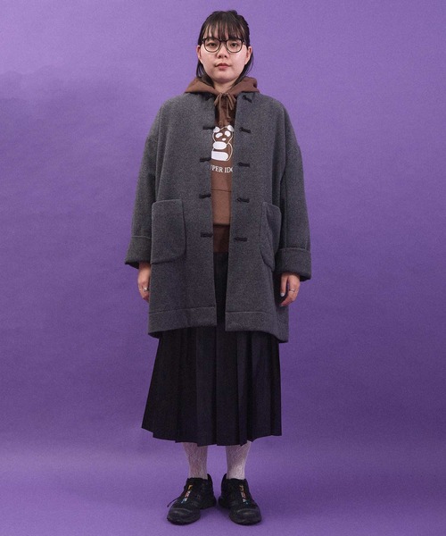 I am I in fact...（アイアムアイインファクト）の「WOOL CHINA coat（その他アウター・レディース・ブラック/チャコールグレー・FREE）」の22枚目の写真