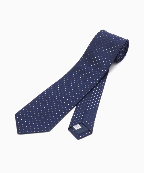 EDIFICE(エディフィス)の「PB スモールドットタイ(ネクタイ・メンズ・ダークブルー/コバルトブルー・FREE)」の4枚目の写真