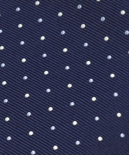 EDIFICE(エディフィス)の「PB スモールドットタイ(ネクタイ・メンズ・ダークブルー/コバルトブルー・FREE)」の7枚目の写真