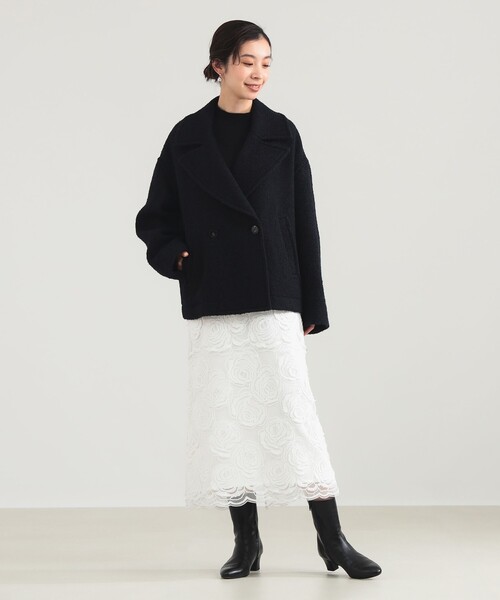 Demi-Luxe BEAMS(デミルクス ビームス)の「ループツイード ピーコート(ピーコート・レディース・その他・38)」の4枚目の写真