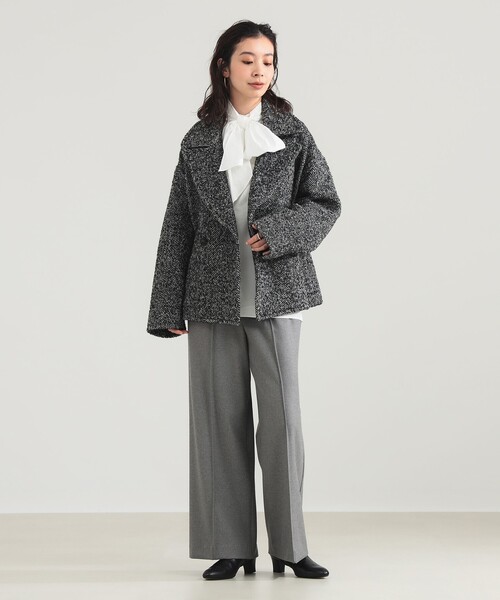 Demi-Luxe BEAMS(デミルクス ビームス)の「ループツイード ピーコート(ピーコート・レディース・その他・38)」の7枚目の写真