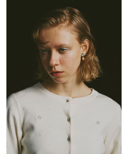 FURFUR（ファーファー）の「Twilightモチーフクルーネックカーディガン（カーディガン/ボレロ・レディース・サックスブルー/ブラック/ホワイト・F）」の7枚目の写真