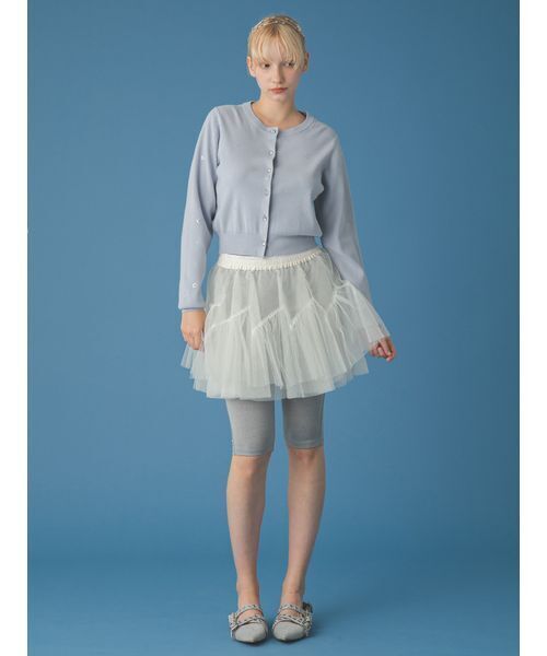 FURFUR（ファーファー）の「Twilightモチーフクルーネックカーディガン（カーディガン/ボレロ・レディース・サックスブルー/ブラック/ホワイト・F）」の13枚目の写真