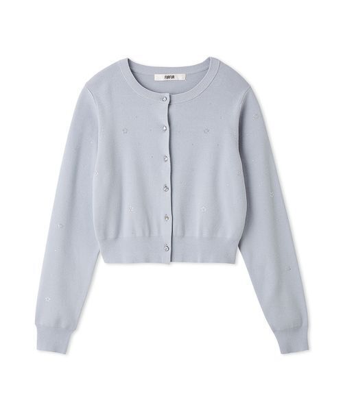 FURFUR（ファーファー）の「Twilightモチーフクルーネックカーディガン（カーディガン/ボレロ・レディース・サックスブルー/ブラック/ホワイト・F）」の18枚目の写真
