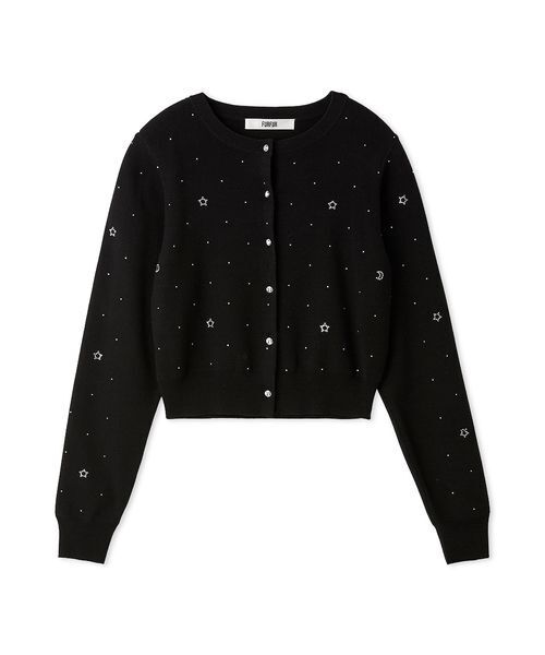 FURFUR（ファーファー）の「Twilightモチーフクルーネックカーディガン（カーディガン/ボレロ・レディース・サックスブルー/ブラック/ホワイト・F）」の19枚目の写真