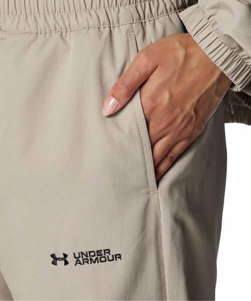 UNDER ARMOUR(アンダーアーマー)の「UAトリコット ライナー ウーブン パンツ(トレーニング/レディース)(その他パンツ・レディース・ベージュ系・L/M/XL/S)」の5枚目の写真