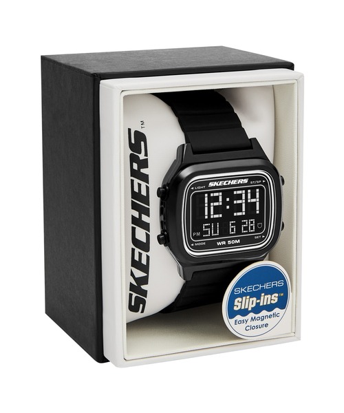 SKECHERS(スケッチャーズ)の「スケッチャーズ 腕時計 メンズ デジタル シリコン SR5258(デジタル腕時計・メンズ・ブラック・FREE)」の5枚目の写真