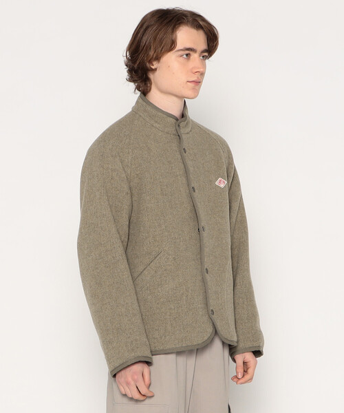 MEN'S WOOL LIGHT PILE STANDCOLLAR JACKET（その他アウター）｜DANTON