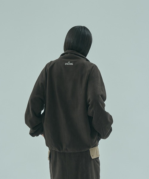 SPALDING(スポルディング)の「(SPALDING x ROSE BUD)FLEECE JACKET(その他アウター・レディース・ホワイト/ブラウン・ONE SIZE)」の17枚目の写真