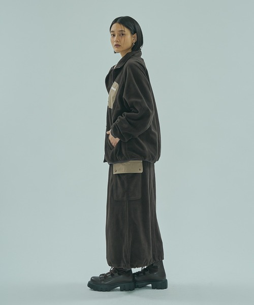 SPALDING(スポルディング)の「(SPALDING x ROSE BUD)FLEECE JACKET(その他アウター・レディース・ホワイト/ブラウン・ONE SIZE)」の21枚目の写真