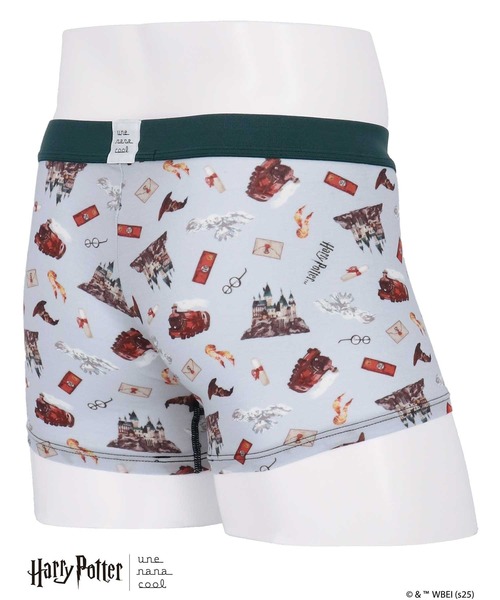 une nana cool（ウンナナクール）の「【ハリー・ポッターコラボ】 Harry Potter × une nana cool メンズボクサーパンツ（ボクサーパンツ・メンズ・グレー/ネイビー/ミント/ピンク・L/M）」の6枚目の写真