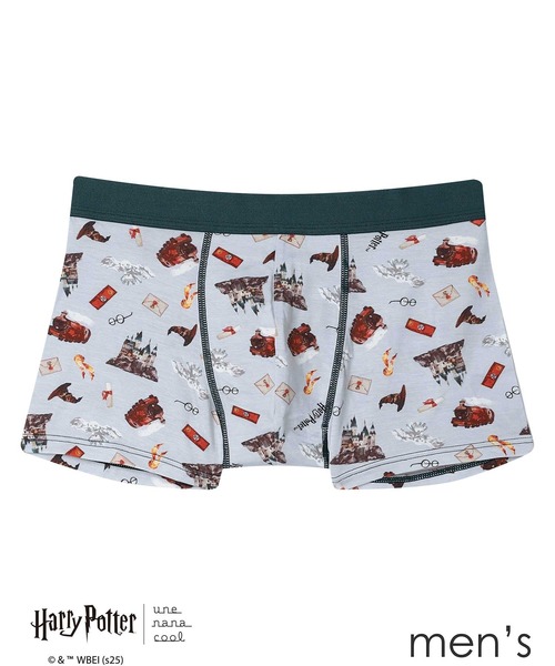 une nana cool（ウンナナクール）の「【ハリー・ポッターコラボ】 Harry Potter × une nana cool メンズボクサーパンツ（ボクサーパンツ・メンズ・グレー/ネイビー/ミント/ピンク・L/M）」の5枚目の写真