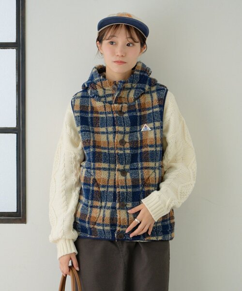 goa ベスト　フーディー GOD SELECTION XXX - GX-A25-JK-03 FLEECE VEST BLACK | River