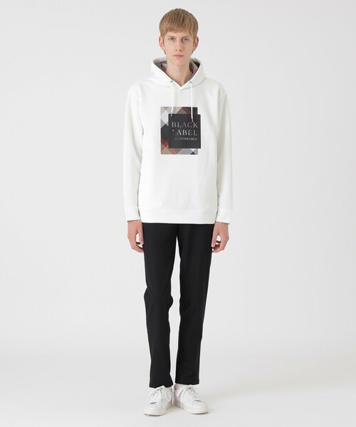 BLACK LABEL CRESTBRIDGE(ブラックレーベル・クレストブリッジ)の「クレストブリッジチェックボックスグラフィックフーディー(パーカー・メンズ・ブラック/オフホワイト・S/M/XL/L)」の3枚目の写真
