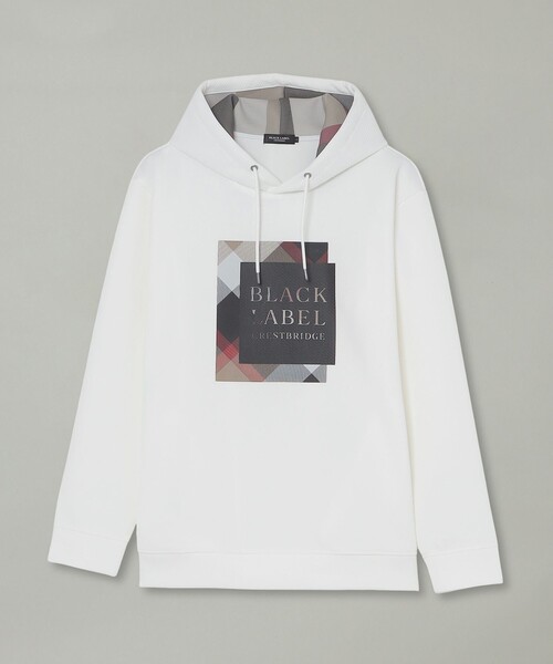BLACK LABEL CRESTBRIDGE(ブラックレーベル・クレストブリッジ)の「クレストブリッジチェックボックスグラフィックフーディー(パーカー・メンズ・ブラック/オフホワイト・S/M/XL/L)」の9枚目の写真