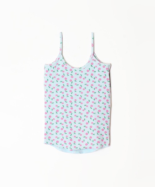 HOLIDAY(ホリデイ)の「SUPER RIB CAMISOLE (FLOWER) スーパーリブキャミソール (フラワー)(キャミソール・レディース・ブルー/チャコールグレー・ONE SIZE)」の2枚目の写真