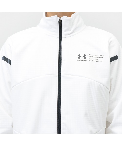UNDER ARMOUR(アンダーアーマー)の「アンダーアーマー UAウインターニット 3レイヤー ジャケット(ジャージ・メンズ・ホワイト/ブラック・M/L/LL)」の9枚目の写真