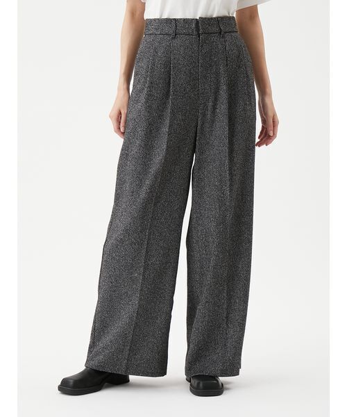 2タックワイドパンツ（その他パンツ）｜Mila Owen（ミラオーウェン）の