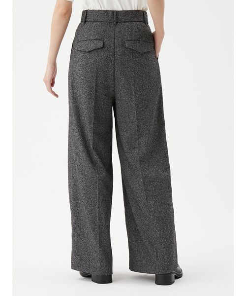 Mila Owen（ミラオーウェン）の「2タックワイドパンツ（その他パンツ・レディース・ブラウン/ブラック/マルチ/イエロー・0/1/00）」の8枚目の写真