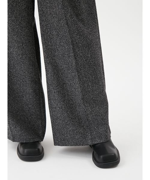 Mila Owen（ミラオーウェン）の「2タックワイドパンツ（その他パンツ・レディース・ブラウン/ブラック/マルチ/イエロー・0/1/00）」の12枚目の写真