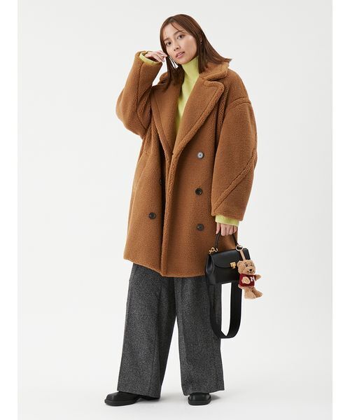 Mila Owen（ミラオーウェン）の「2タックワイドパンツ（その他パンツ・レディース・ブラウン/ブラック/マルチ/イエロー・0/1/00）」の19枚目の写真