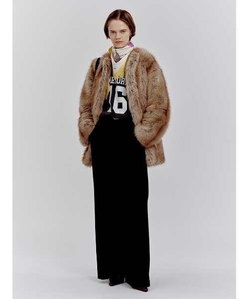 Mila Owen（ミラオーウェン）の「2タックワイドパンツ（その他パンツ・レディース・ブラウン/ブラック/マルチ/イエロー・0/1/00）」の22枚目の写真