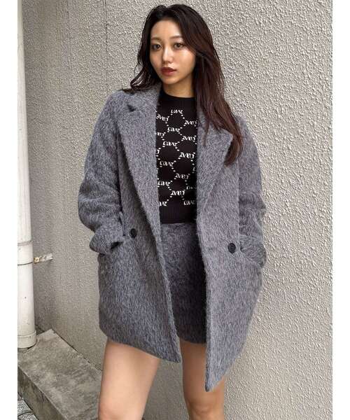 MURUA(ムルーア)の「【セットアップ対応】シャギーショートパンツ(その他パンツ・レディース・ブルー/グレー・2/1)」の16枚目の写真