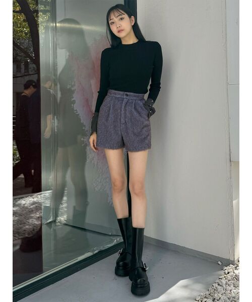 MURUA(ムルーア)の「【セットアップ対応】シャギーショートパンツ(その他パンツ・レディース・ブルー/グレー・2/1)」の21枚目の写真