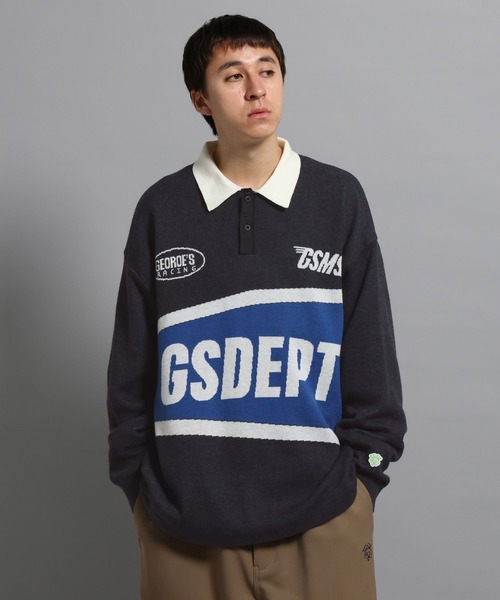 GEORGE'S(ジョージズ)の「キリカエラガーニット(ニット/セーター・メンズ・ブラック系/ネイビー系・MEDIUM/LARGE)」の1枚目の写真