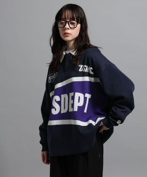 GEORGE'S(ジョージズ)の「キリカエラガーニット(ニット/セーター・メンズ・ブラック系/ネイビー系・MEDIUM/LARGE)」の2枚目の写真