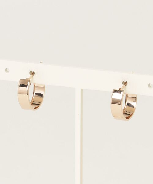 VENDOME AOYAMA(ヴァンドーム青山)の「K18 フープ ピアス(中)(ピアス(両耳用)・レディース・ピンクゴールド/イエローゴールド・ONE SIZE)」の11枚目の写真