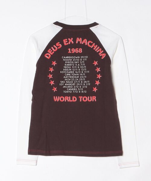 DEUS EX MACHINA(デウスエクスマキナ)の「(DEUS EX MACHINA)ROCCA RAGLAN TEE(Tシャツ/カットソー・レディース・ホワイト/ブラウン・S)」の14枚目の写真