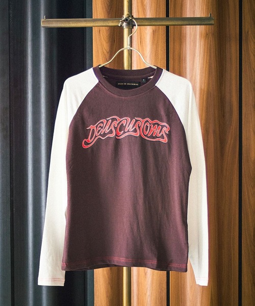 DEUS EX MACHINA(デウスエクスマキナ)の「(DEUS EX MACHINA)ROCCA RAGLAN TEE(Tシャツ/カットソー・レディース・ホワイト/ブラウン・S)」の2枚目の写真