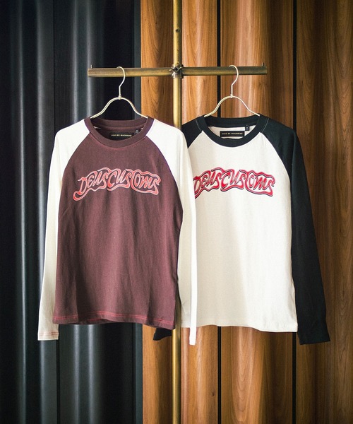 DEUS EX MACHINA(デウスエクスマキナ)の「(DEUS EX MACHINA)ROCCA RAGLAN TEE(Tシャツ/カットソー・レディース・ホワイト/ブラウン・S)」の4枚目の写真